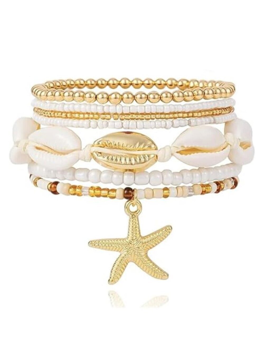 Summer Beach Shell Starfish Bracelet